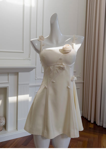 Cute A Line Spaghetti Straps Satin Formal 8th Grade Homecoming Dresses Middle School Short Cocktail Gowns Graduation Dress Hoco Outfits DH1992