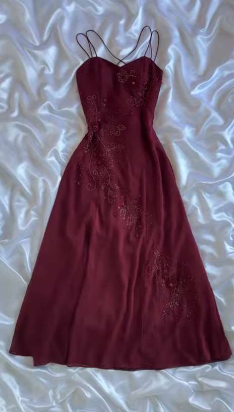 Fairy Spaghetti Straps Sheath Short Prom Dresses Beaded Chiffon Rust Red Party Dresses Sleeveless Birthday Dresses DP04317