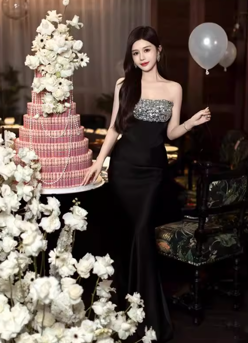 Fashion Black Mermaid Long Prom Dresses Satin Strapless Christmas Dresses Sleeveless Evening Dresses DP04485