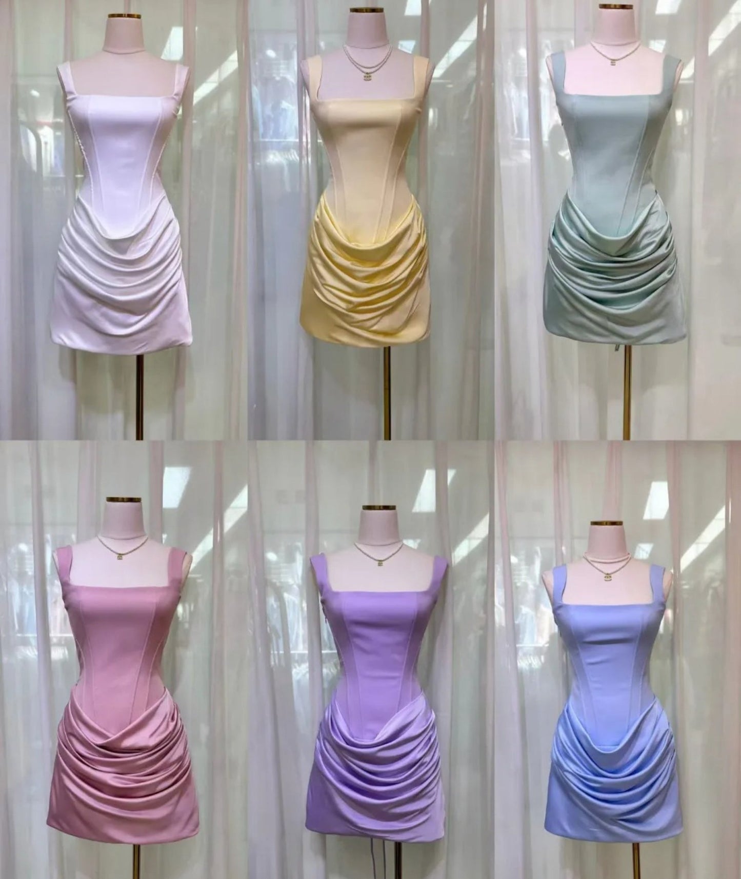 Fairy White Short Prom Dress Straps Sheath Graduation Prom Dress Satin Cocktail Dress DP05429