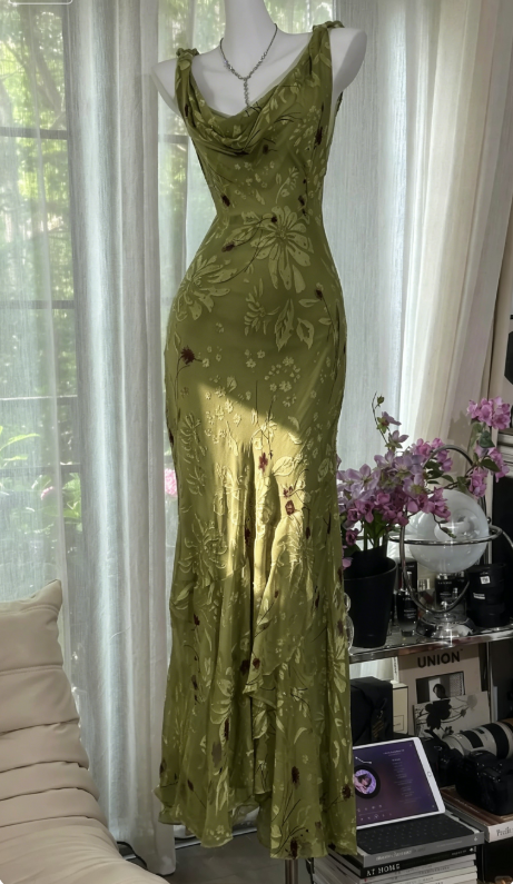 Elegant Straps Sheath Chiffon Long Evening Dress Blue Wedding Guest Dress DP05461