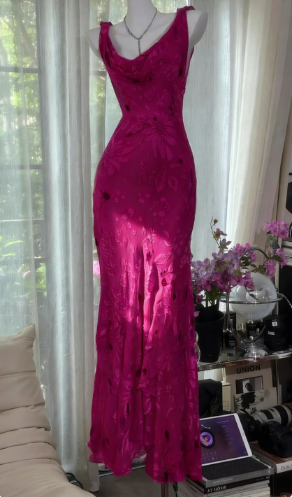 Elegant Straps Sheath Chiffon Long Evening Dress Blue Wedding Guest Dress DP05461