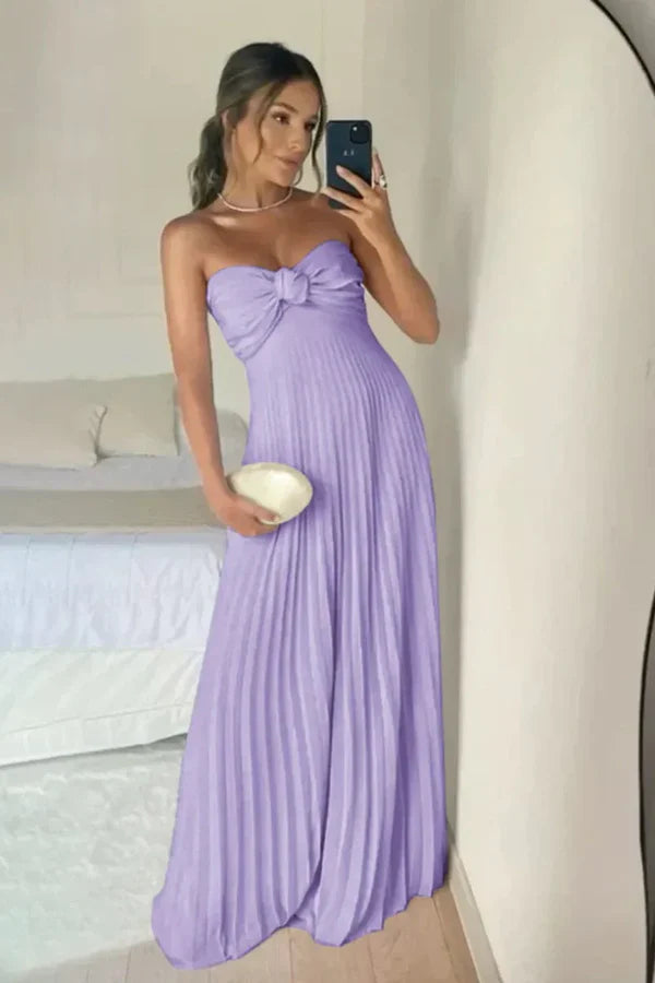 Elegant A Line Sweetheart Pink Long Prom Dress with Ruffles Evening Dresses DP255