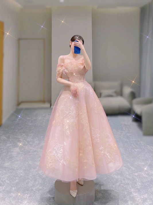 Classy Ball Gown Strapless Tulle Prom Dresses Birthday Dresses Dance Party Dress Graduation Prom Dresses DP496