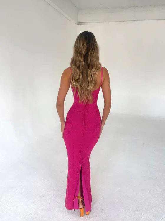 Charming Mermaid Spaghetti Straps Satin Long Prom Dress,Evening Dress GG1721