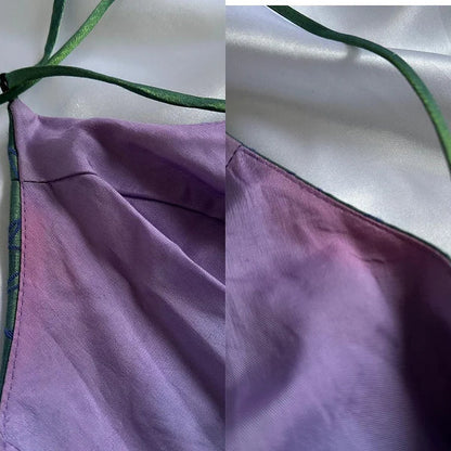 Elegant A Line Spaghetti Straps Green Satin Long  Prom Dress,Evening Dress GG1739