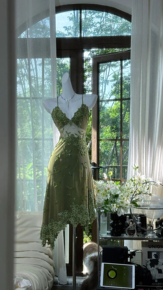 Classy A Line Spaghetti Straps Satin Tulle Lace Short Homecoming Dress,Summer 20th Birthday Dress GG3932