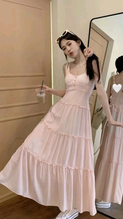 Cute A Line Spaghetti Straps Satin Long Prom Dress,Party Dress,Formal Evening Dress GG4505