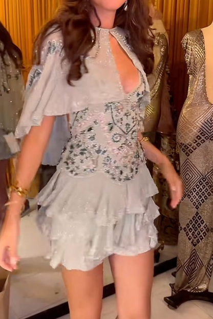 Gorgeous Spaghetti Straps Mint Green Chiffon Graduation Homecoming Dress 18th Birthday Outfits Y9143