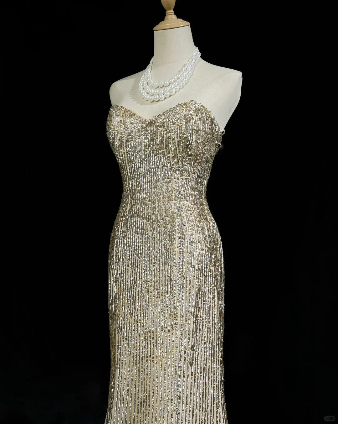 Shiny Sweetheart Neckline Sequins Floor Length Prom Dress Evening Dress Party Dress   D2131