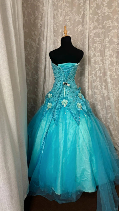 Charming Prom Dress Sweetheart Flower Gala Dress Evening Dress Dancing Dress    D2247
