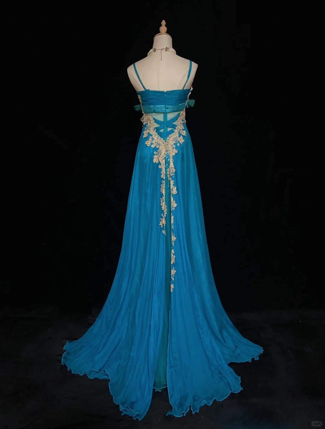 Pretty Prom Dress Spaghetti Straps Floor Length Gala Dress Evening Dress Business Dinner Dress  D2323