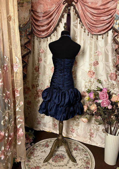 Stunning Prom Dress Strapless Pleated Short Prom Dress Homecoming Dress Birthday Party Dress  D2417