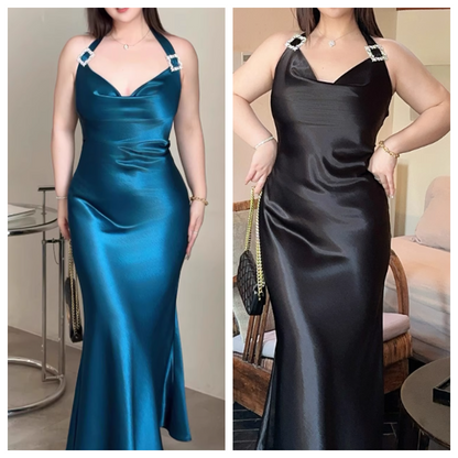 Elegant Prom Dress Halter Prom Gown Evening Dress Party Dress Gala Dress  D2499