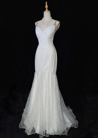 Charming Prom Dress Spaghetti Straps Mermaid Prom Gown Evening Dress Gala Dress Business Dinner Dress     D2510
