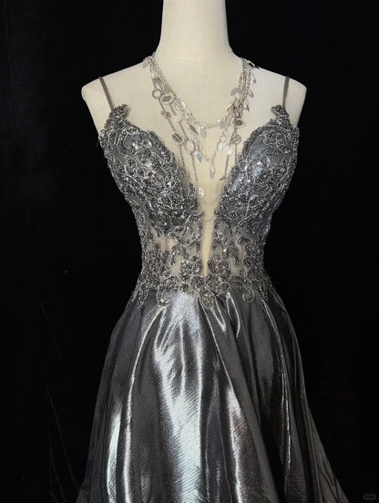 Shiny Homecoming Dress Spaghetti Straps Short Prom Gown Cocktail Dress Backe to School Outfits   D2513