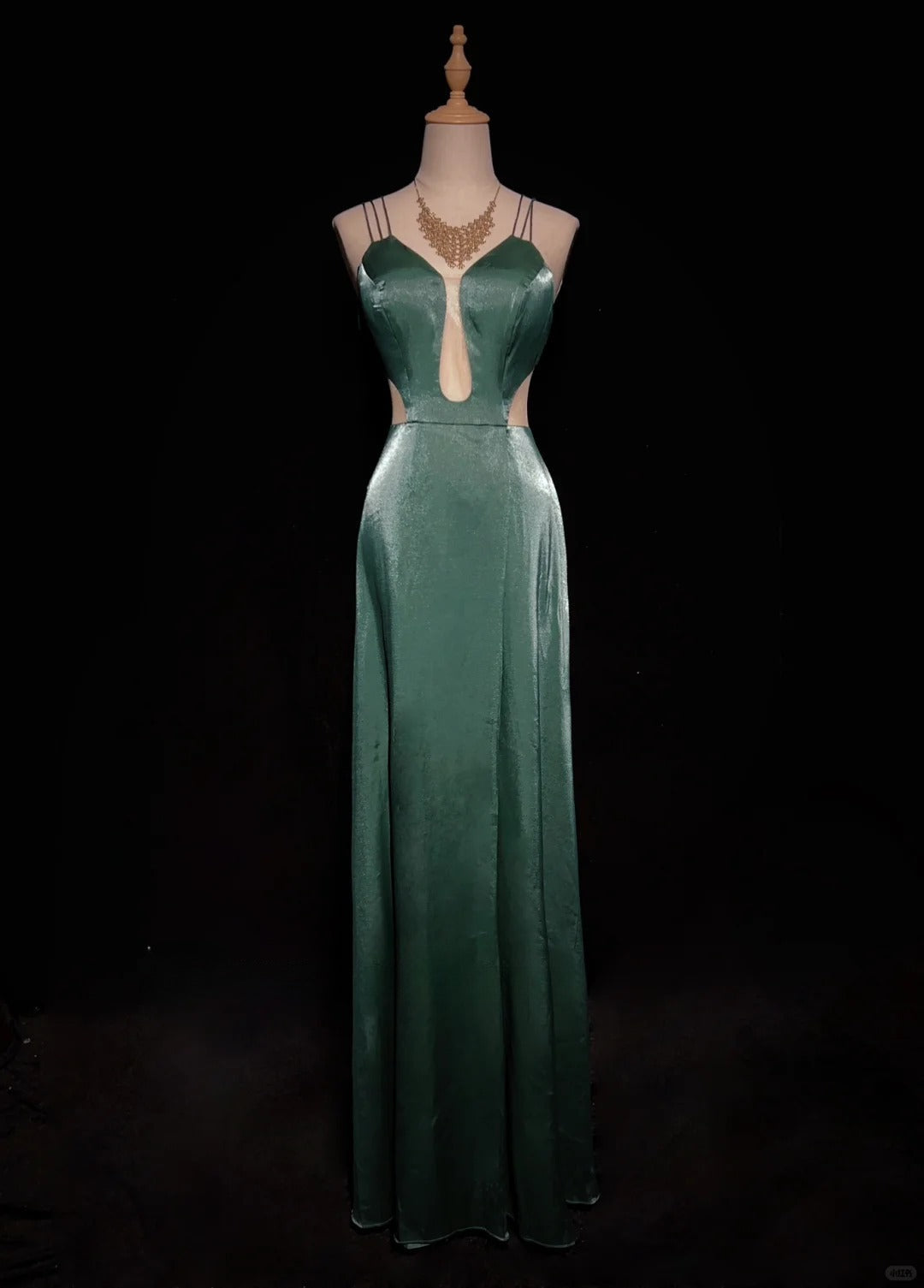 Sexy Prom Dress Spaghetti Straps Backless Prom Gown Evening Gala Dress   D2523