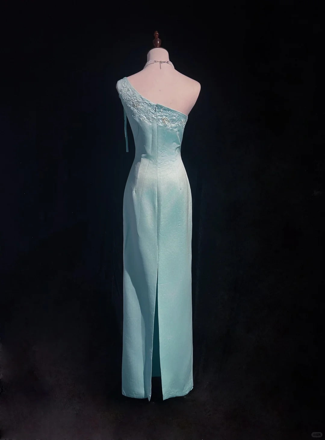 Charming Prom Dress One Shoulder Embroidered Prom Gown Gala Dress Evening Dress D2539