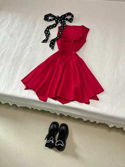 Elegant Prom Dress A Line Bowknot Pleated Prom Dress Homecoming Dresses Party Dress  D2577