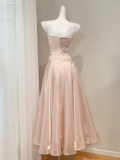 Shiny Prom Dress A Line Spaghetti Straps Gala Dress Evening Dress Birthday Party Dress    D2732