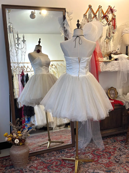 Cute Homecoming Dress Strapless Short Prom Dress Birthday Party Dress     D2743