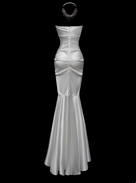 Charming Prom Dress Sweetheart Pleated Mermaid Gala Dress Evening Dress Prom Gown     D2785