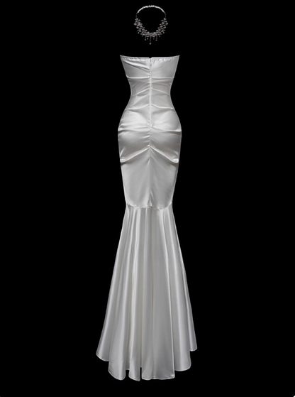 Charming Prom Dress Sweetheart Pleated Mermaid Gala Dress Evening Dress Prom Gown     D2785