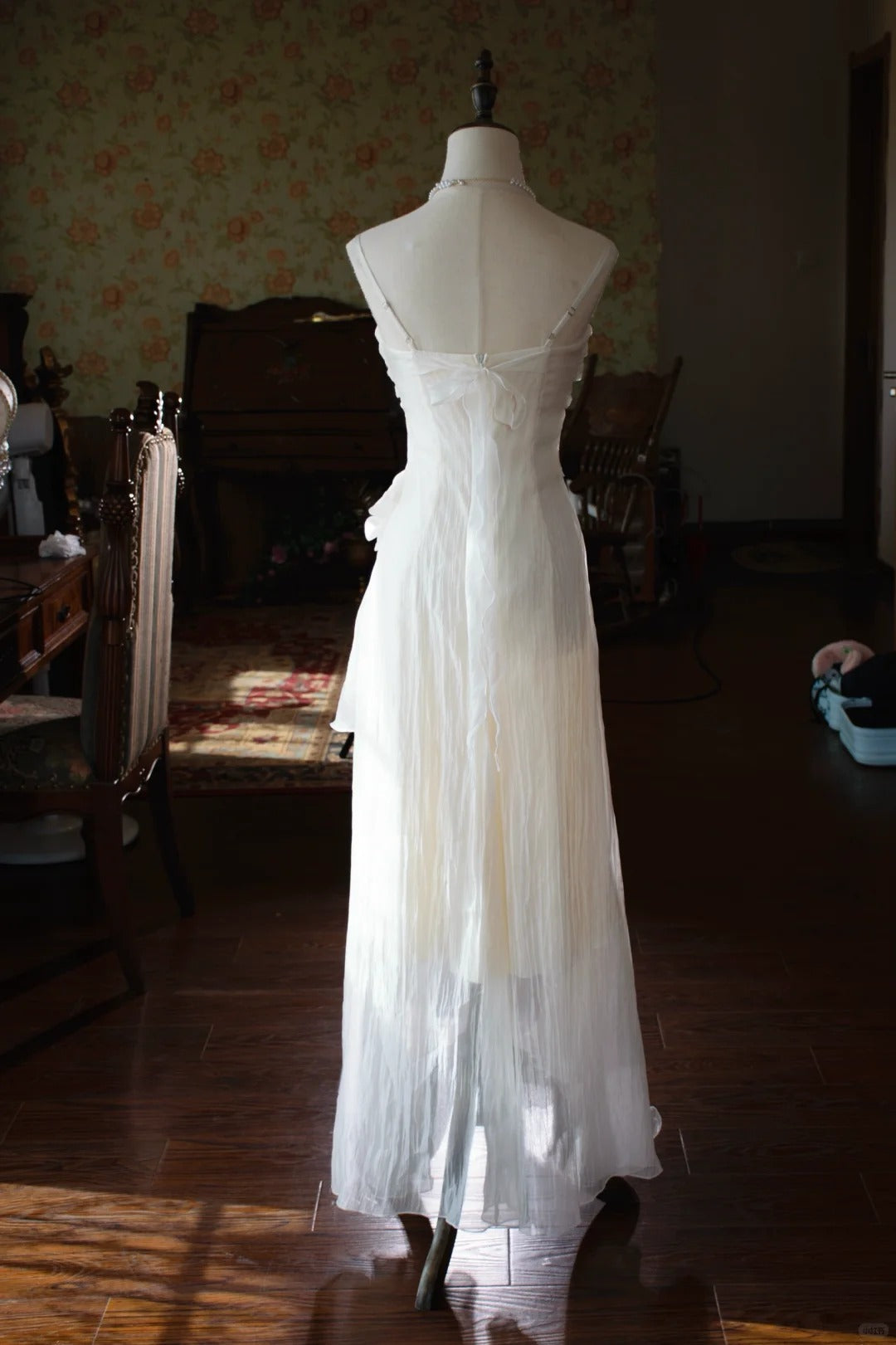 Pretty Prom Dress Spaghetti Straps Pleated Ruffle Birthday Party Dress Evening Dress Gala Dress    D2808