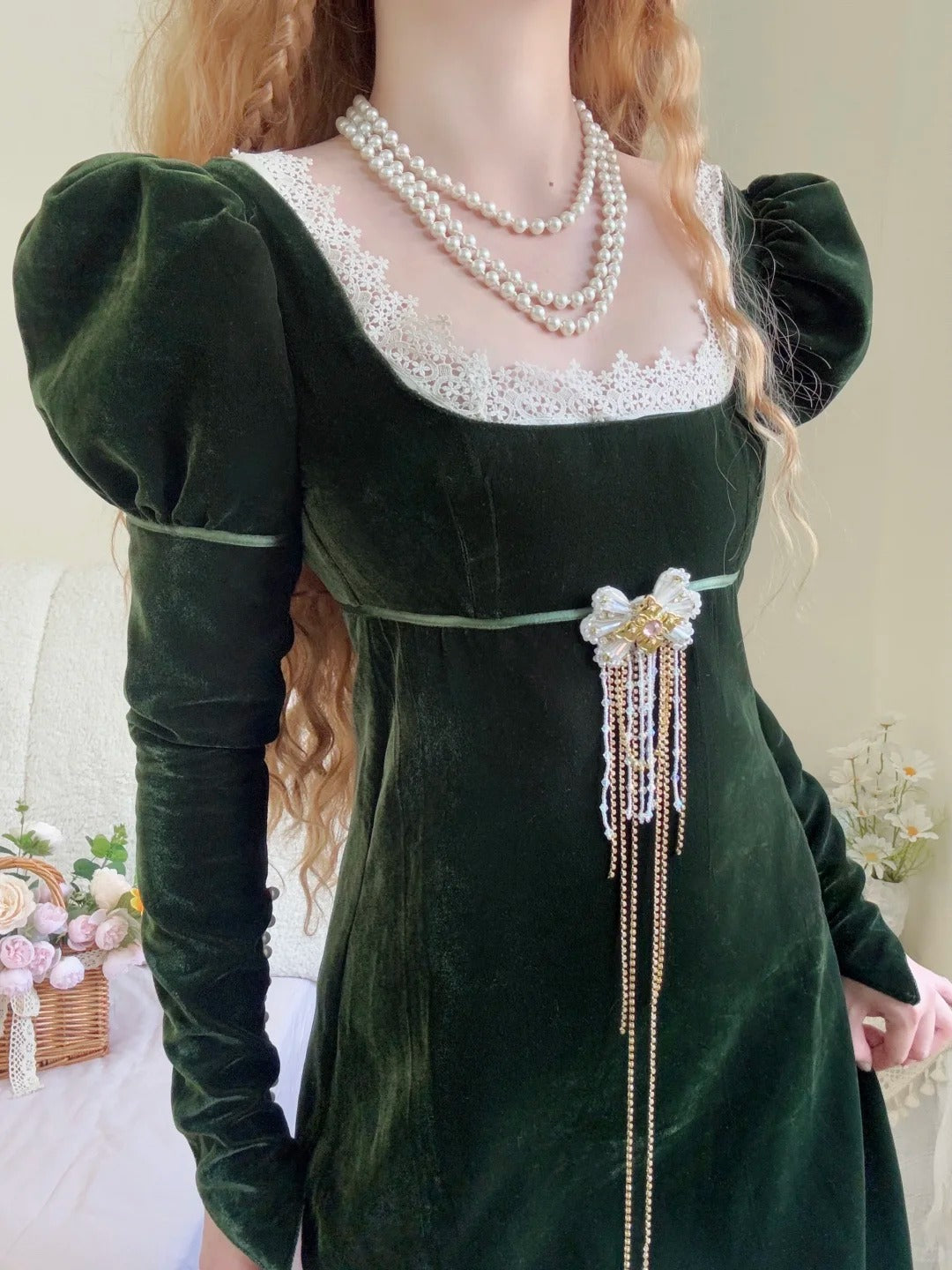 Elegant Prom Dress Velvet A Line Square Neck Evening Dress Gala Dress    D2855