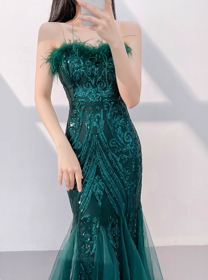 Shiny Prom Dress Sweetheart Tulle Evening Dress Gala Dress Party Dress   D2973