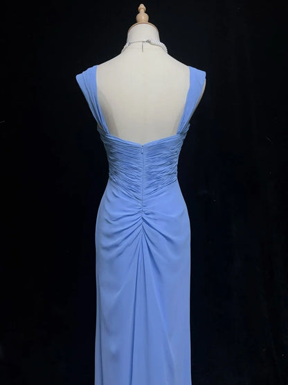 Charming Prom Dress Sweetheart Pleated Long Evening Dresses Gala Dress Party Dress D2988