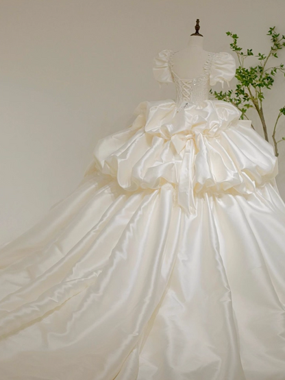 Gorgeous Wedding Dress Sweetheart Pleated Wedding Dress  D3185
