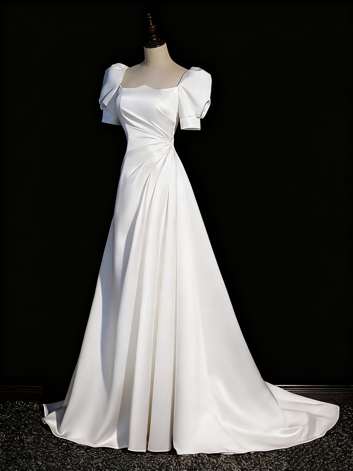 Popular Wedding Dress A Line Sweetheart Pleated Wedding Dress D3298