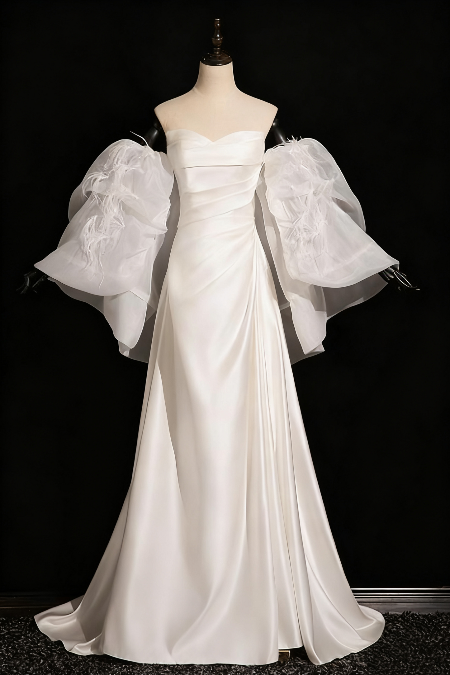 Beauty Wedding Dress A Line Sweetheart Pleated Wedding Dress  D3302
