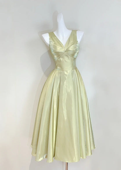 Pretty Prom Dress A Line V-neck Pleated Evening Dress Quinceanera Dress     D3363