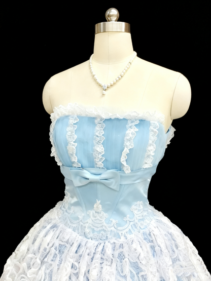 Charming Prom Dress Strapless Pleated Sweet 16 Dress Evening Dress Ball Gown      D3381