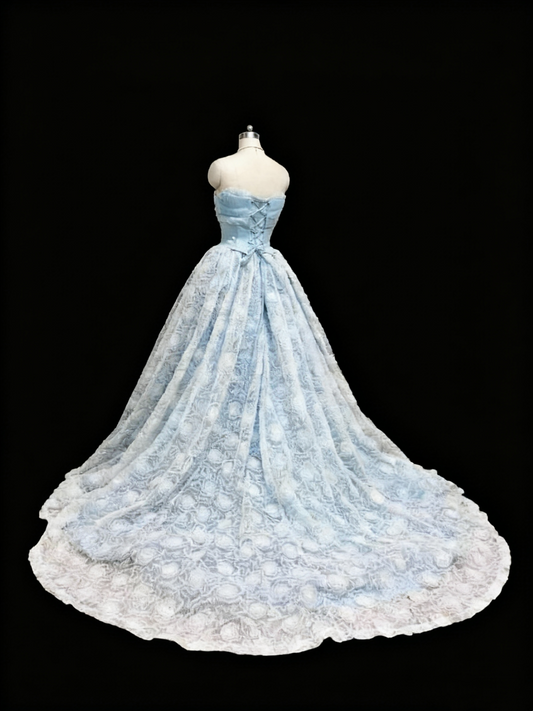 Charming Prom Dress Strapless Pleated Sweet 16 Dress Evening Dress Ball Gown      D3381