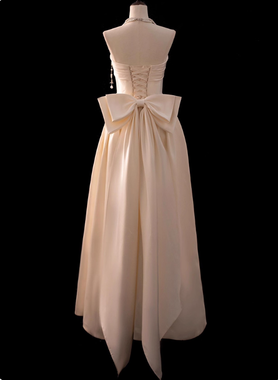 Pretty Wedding Dress A Line Strapless Pleated Wedding Dress  D3255