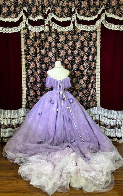 Stunning Prom Dress Sweetheart Pleated Ball Gown Evening Dress Quinceanera Dress  D3573
