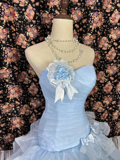 Pretty Prom Dress Sweetheart Pleated Ball Gown Evening Dress Sweet 16 Dress  D3575