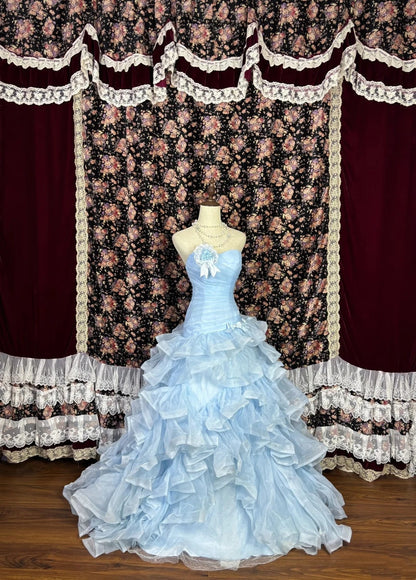 Pretty Prom Dress Sweetheart Pleated Ball Gown Evening Dress Sweet 16 Dress  D3575