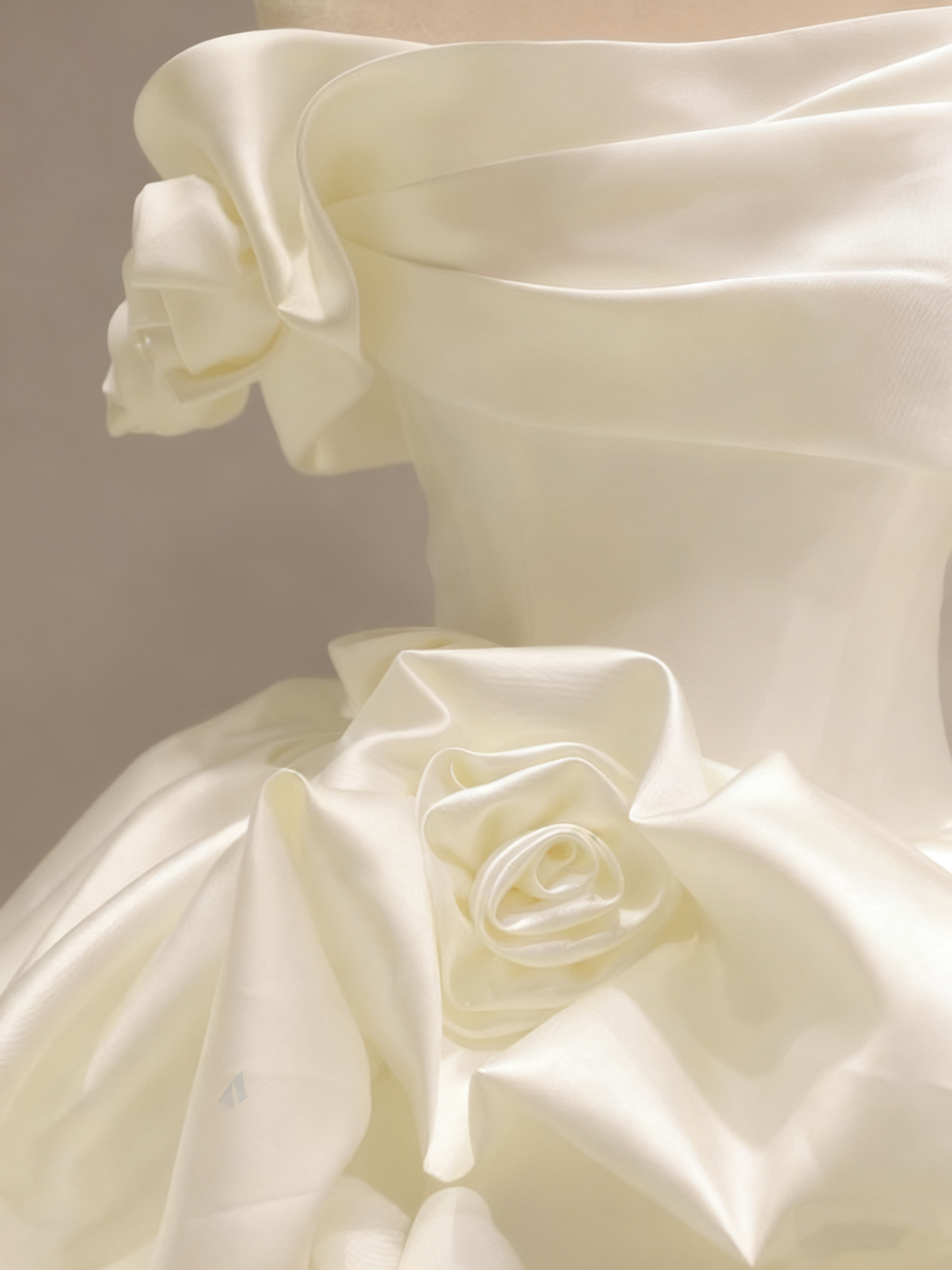 New Arrival Wedding Dress Off Shoulder Pleated Rose Wedding Dress    D3579