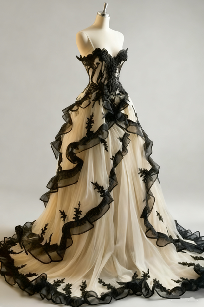 Newest Prom Dress Sweetheart Pleated Ruffle Evening Gown Gala Dress    D3656