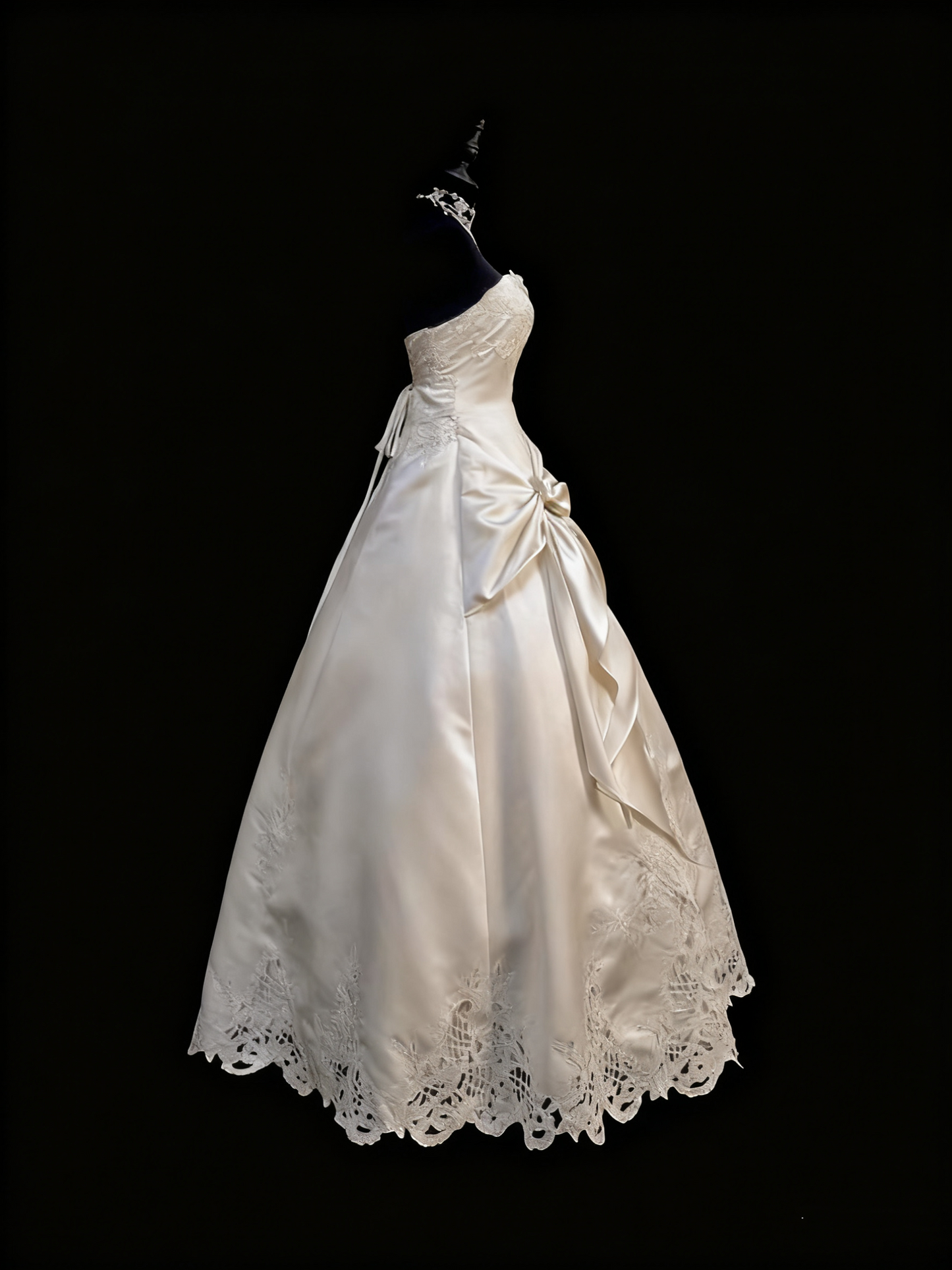 Pretty Wedding Dress Strapless Rose Wedding Dress  D3663