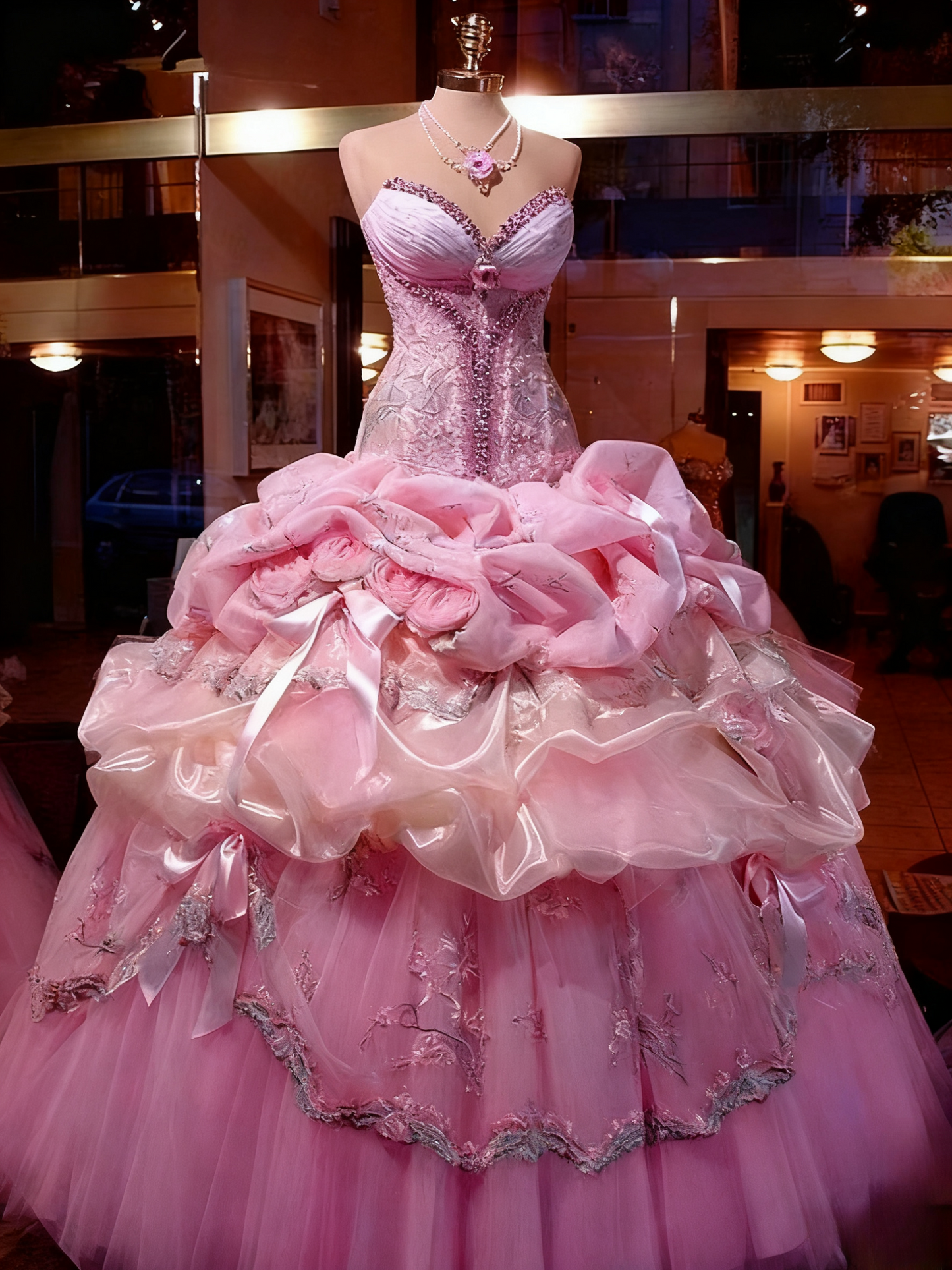 Luxury Prom Dress Sweetheart Pleated Ball Gown Sweet 16 Dress Evening Dress    D3679
