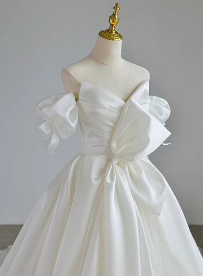 Newest Wedding Dress V-neck Pleated Tulle Wedding Dress   D3793