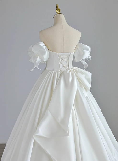 Newest Wedding Dress V-neck Pleated Tulle Wedding Dress   D3793