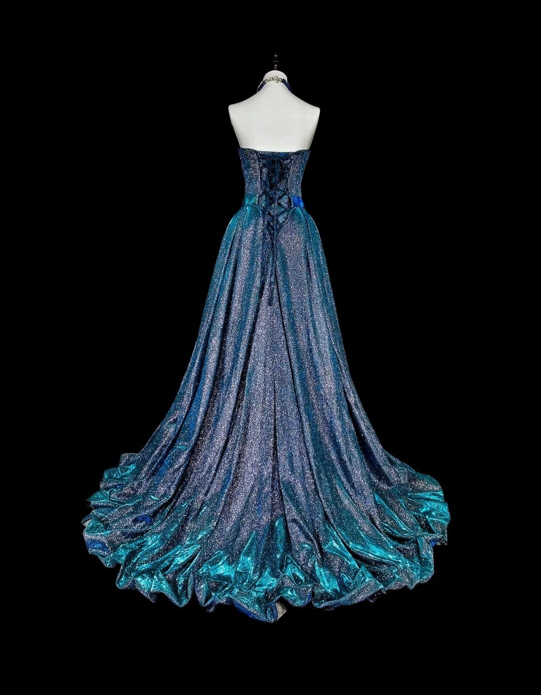 Shiny Prom Dress Sweetheart Pleated Evening Dress Gala Dress Birthday Party Outfits   D3874