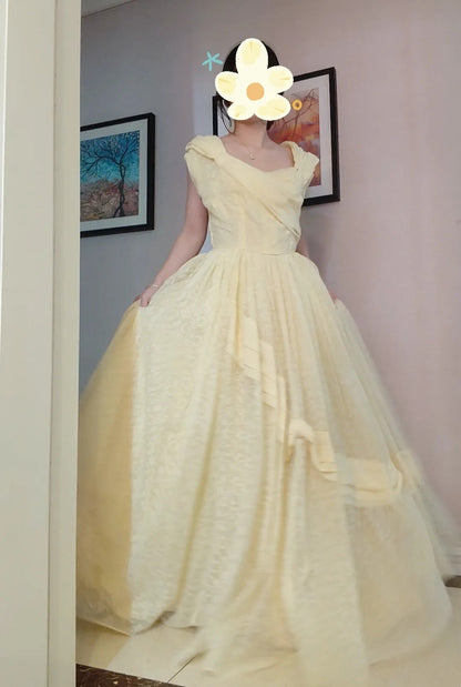 Cute Prom Dress Asymmetrical Neck Pleated Evening Dress Sweet 16 Dress Ball Gown    D3993