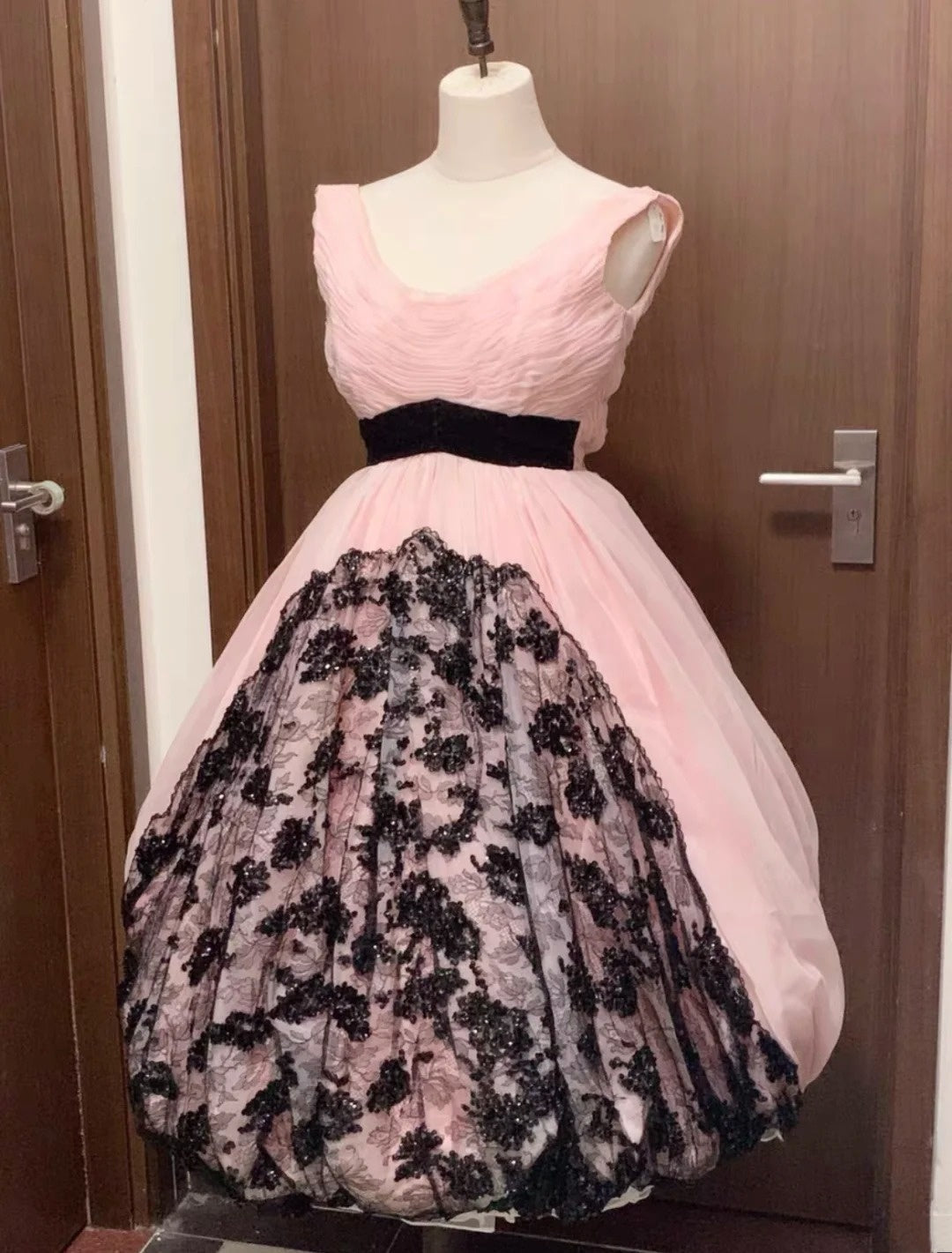 Cute Homecoming Dress Crew Neck Pleated Short Prom Dress Evening Dress Birthday Party Outfits  D4061